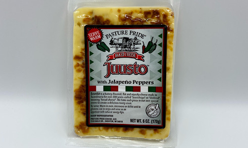6 oz. Baked Cheese With Jalapeño Peppers